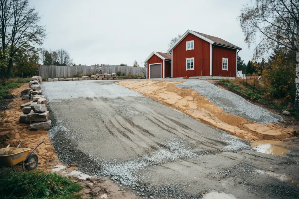 s anl gger du en h llbar uppfart p villatomten val av b rlager lutning och ytskikt